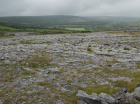 Karst pavements and topography of the Burren approx 5km south of Ballyvaughan Co Clare Ireland. Exposures of the Dinantian Burren Limestone Formation are composed of shallow water carbonates. Note the clints (limestone blocks) and grikes (joints formed by Variscan folding (Coller, 1984) and fracturing) enlarged by Pleistocene disolution (Williams, 1966).